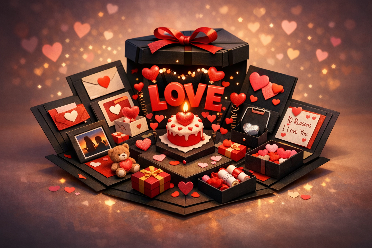 DIY Explosive Geschenkbox