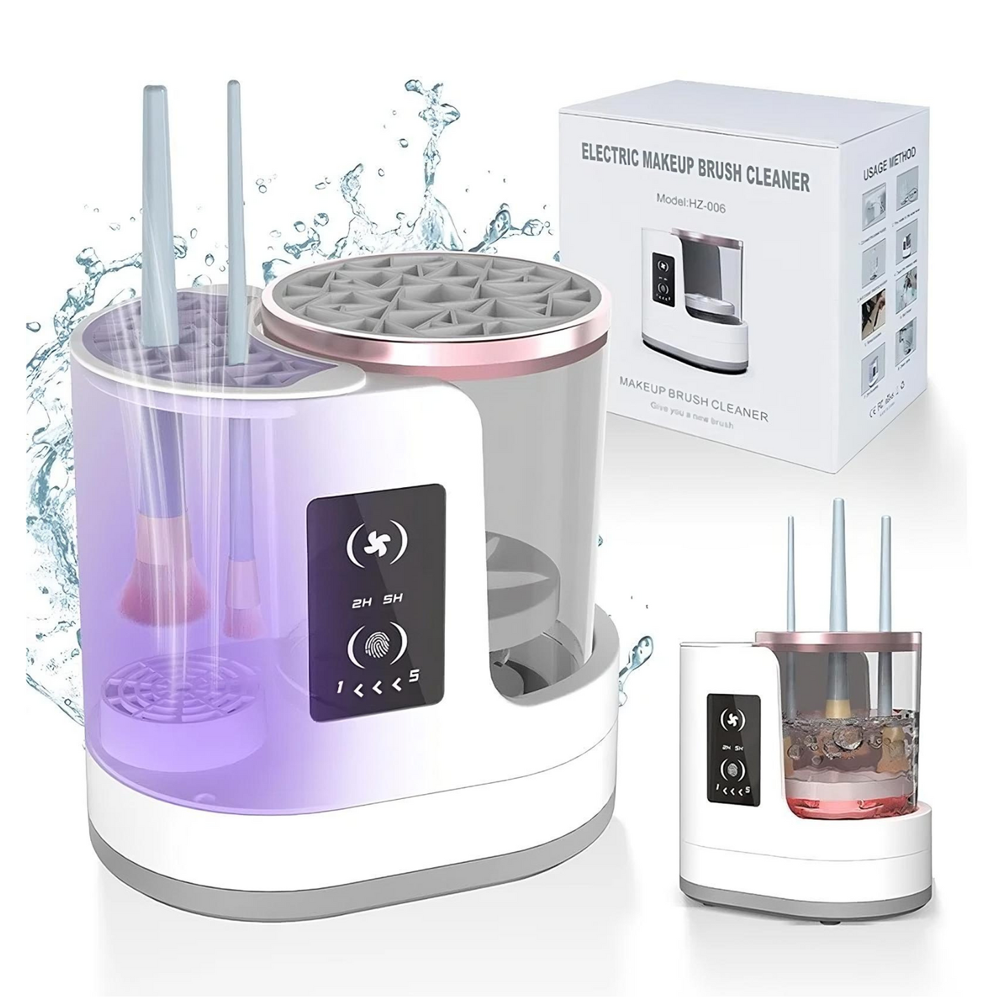 3 in 1 elektrischer Make-up-Pinselreiniger