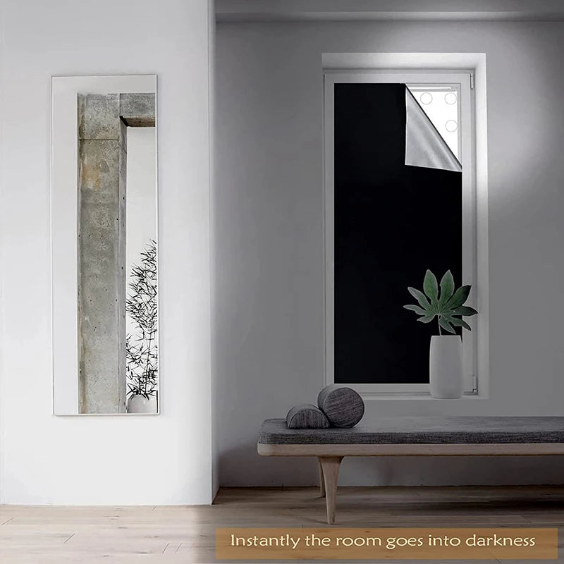 Selbstklebende Plissee-Rollos mit Verdunkelungseffekt