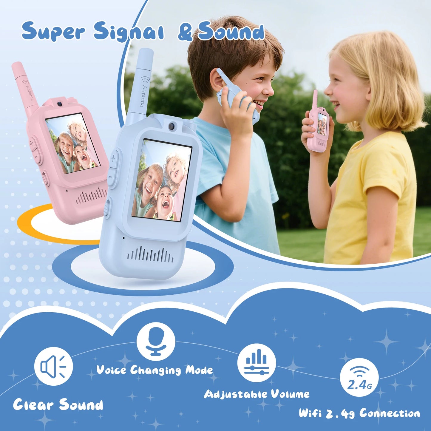Kinder Video Walkie Talkies