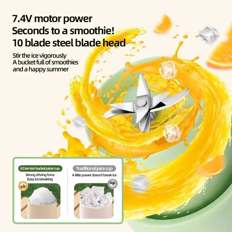 Tragbare Obst- & Saftpresse