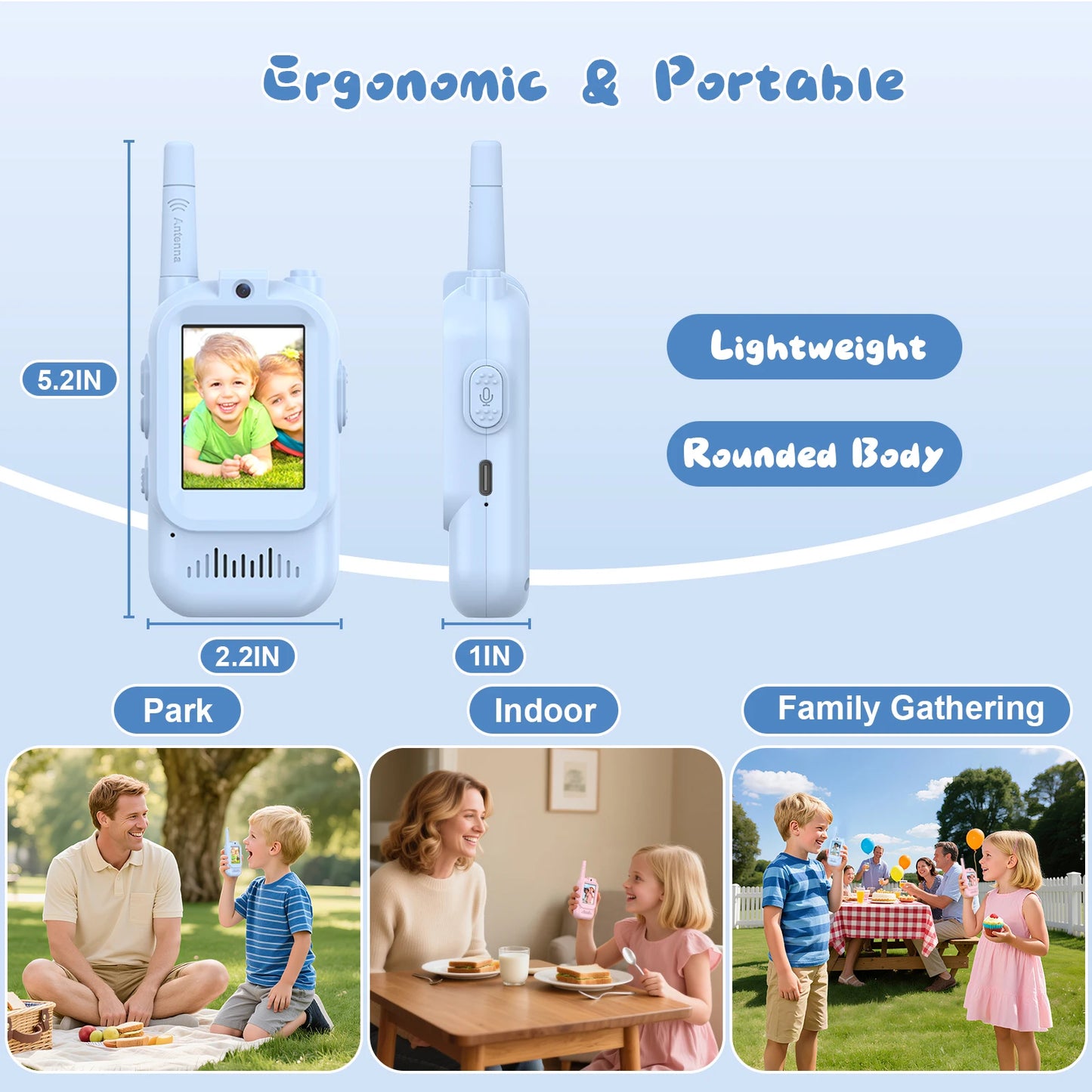 Kinder Video Walkie Talkies