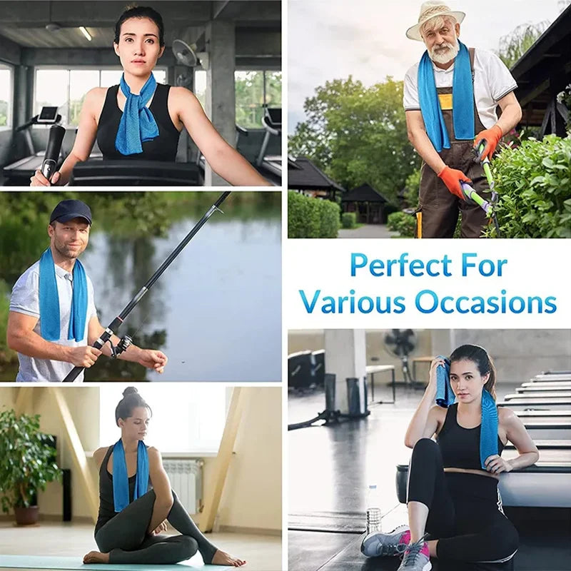 Schnell trocknendes Sport-Kühlhandtuch