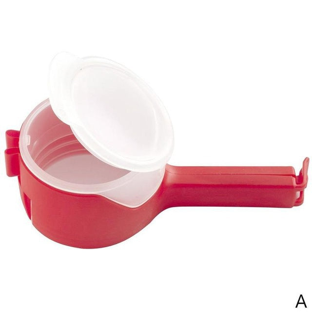 Dichtungsclip mit Nozzle-Snack-Dispenser